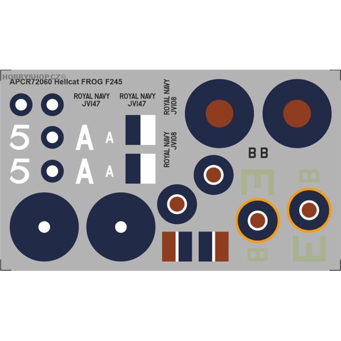 Grumman Hellcat - 1/72 decal