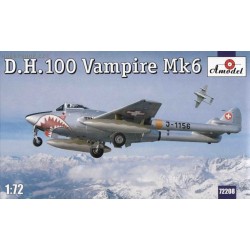 D.H. 100 Vampire Mk.6 - 1/72 kit