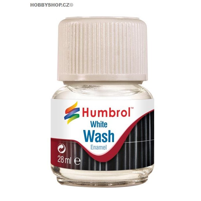 Enamel wash - White / bílý 28ml