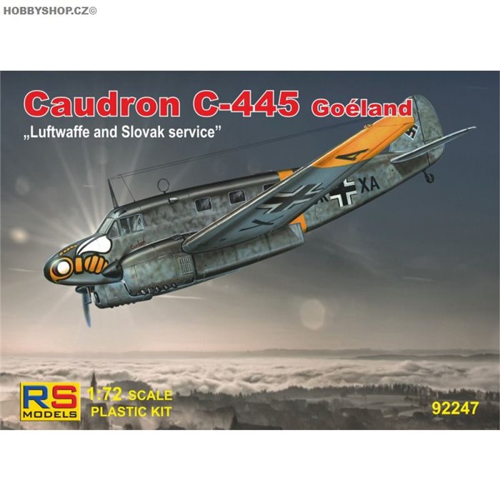 Caudron C-445 Luftwaffe - 1/72 kit
