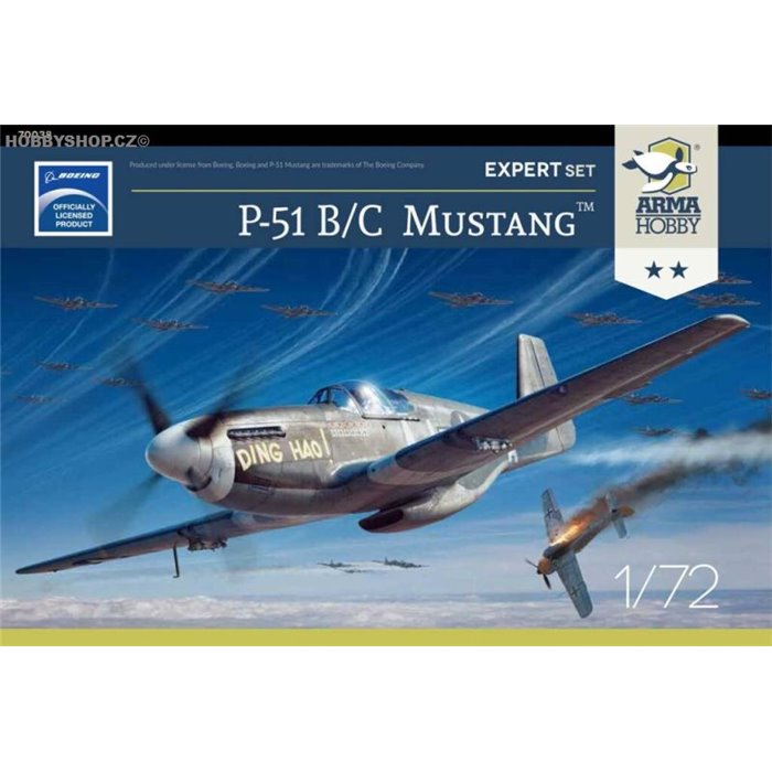 P-51 B/C Mustang Expert Set - 1/72 plastic kit