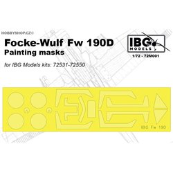 FW 190D painting mask - 1/72 mask