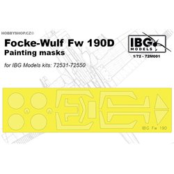 FW 190D painting mask - 1/72 maska