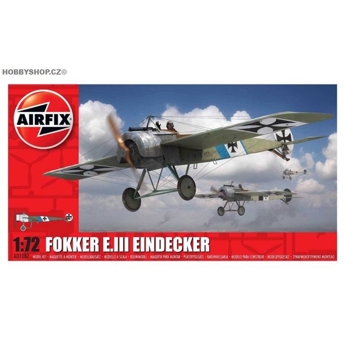 Fokker E.III Eindecker - 1/72 kit
