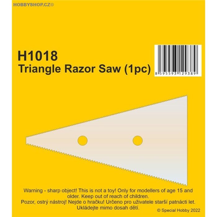 Triangle Razor Saw 1pc.