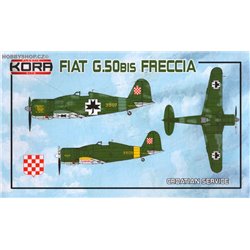 Fiat G.50bis Freccia Croatian service - 1/72 kit