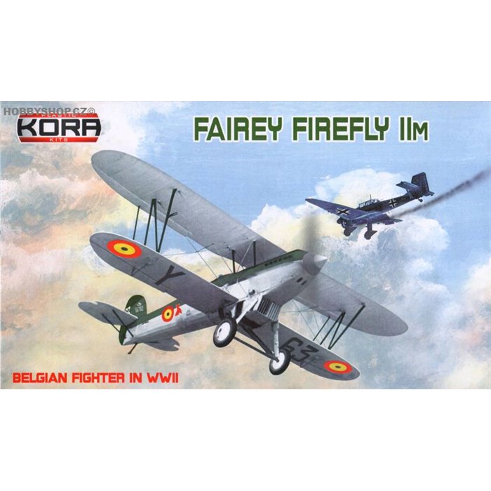 Fairey Firefly IIM Belgian fighter in WWII - 1/72 kit