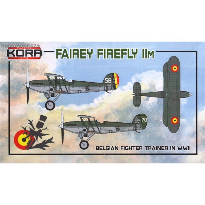 Fairey Firefly IIM Belgian fighter trainer in WWII - 1/72 kit