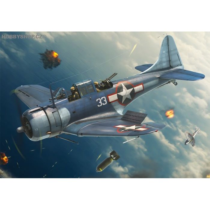 SBD-5 Dauntless Pacific Theatre - 1/144 kit