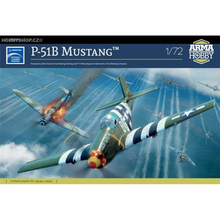 P-51B Mustang - 1/72 plastic kit