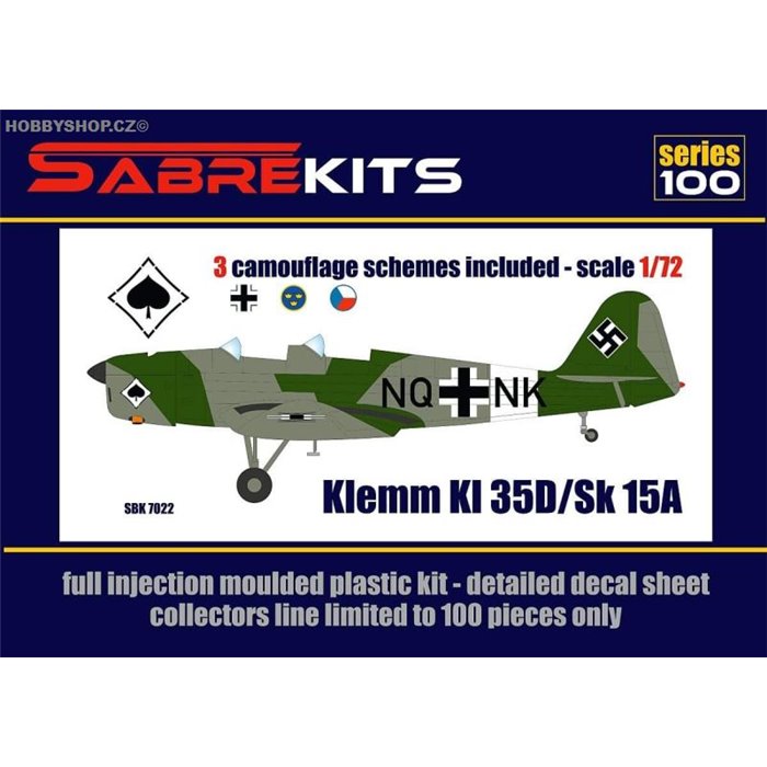 Klemm KL 35 - 1/72 kit