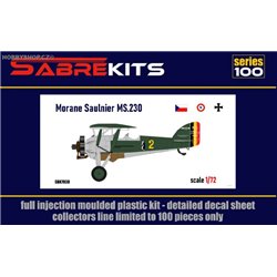 Morane Saulnier MS.230 Belgium, CSR, France, Movie  - 1/72 kit
