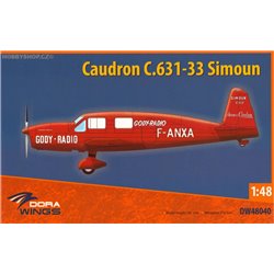 Caudron C.631-33 Simoun - 1/48 kit