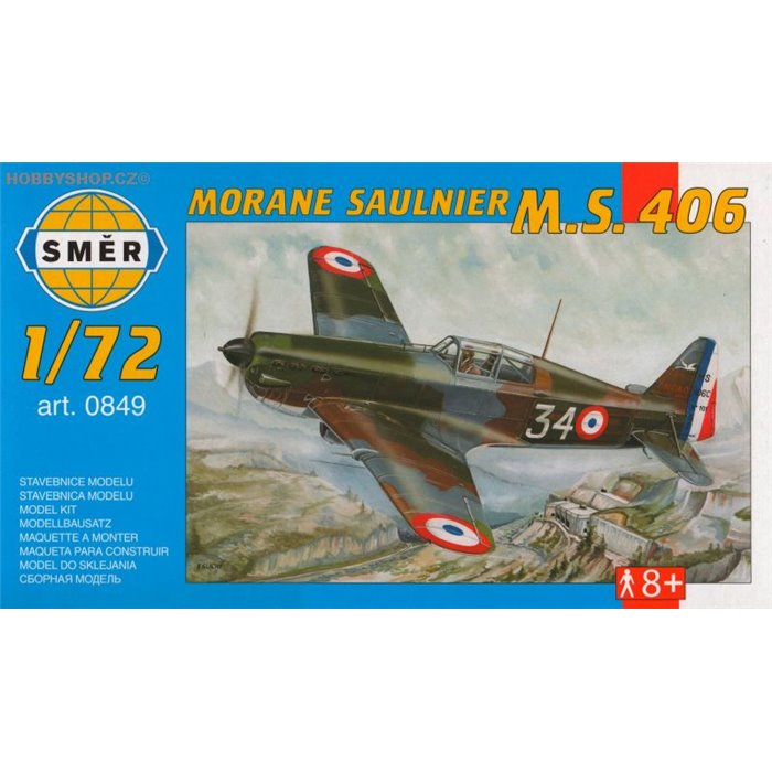 Morane Saulnier M.S. 406 - 1/72 kit