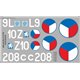 Aero A-100 - 1/72 decal