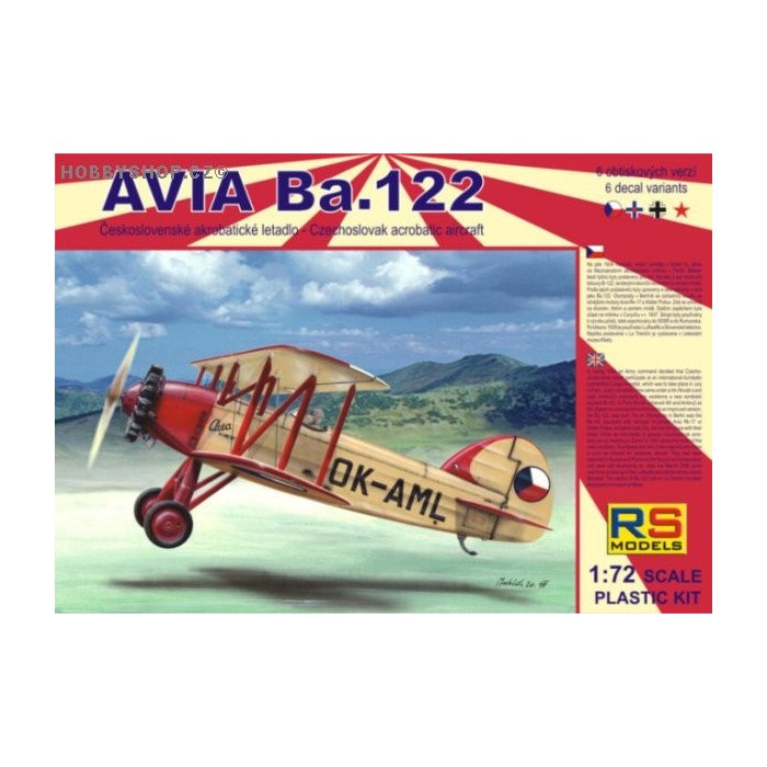 Avia Ba.122 Czech - 1/72 kit