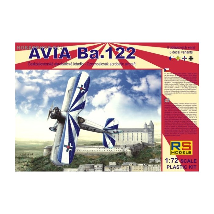 Avia Ba.122 Slovak - 1/72 kit