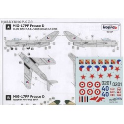 MiG-17PF Fresco D - 1/72 decal