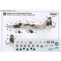 Su-25K Desert Storm - 1/72 decal