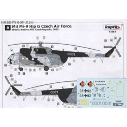 Mi-9 Hip G Czech A.F. & Luftwaffe - 1/72 decal