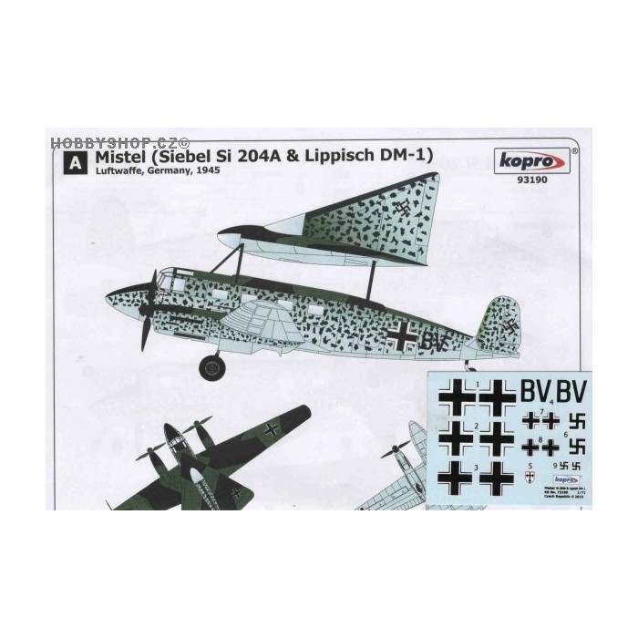 Mistel (Si 204A & Lippisch DM-1 - 1/72 decal