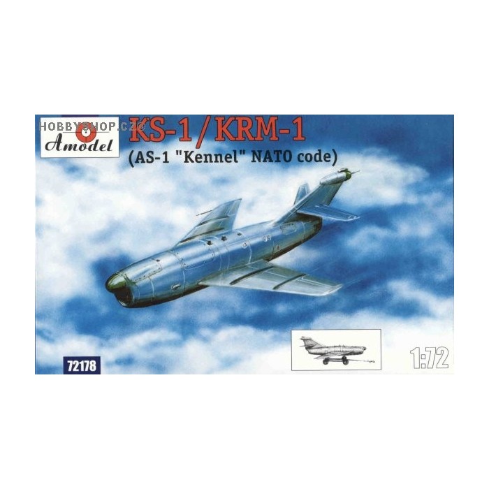 KS-1/KRM-1 (AS-1 Kennel) Guided Missile - 1/72 kit