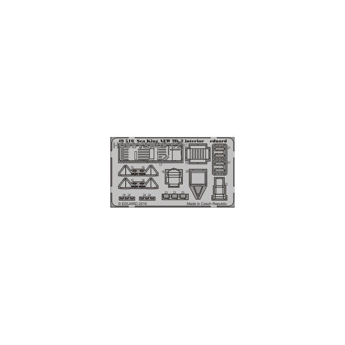 Sea King AEW Mk.2 S.A. - Painted 1/48 PE set