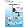 Junkers W.34 ČS - 1/48 obtisk