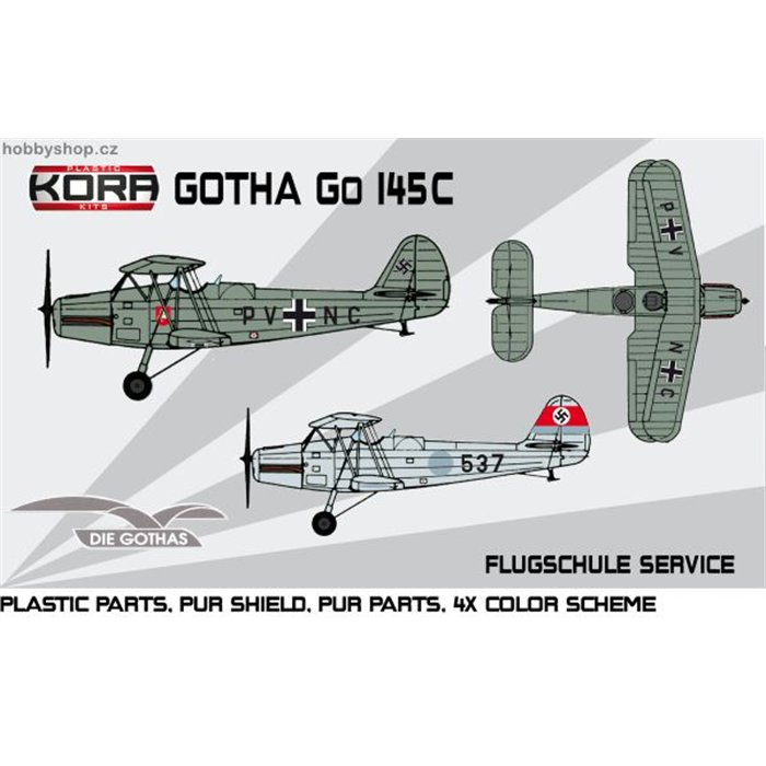 Gotha Go 145C Service at Fligerschulen - 1/72 kit