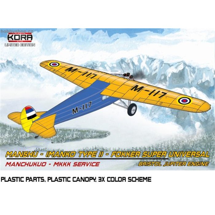 Nakajima-Fokker Manchukuo MKKK Service - 1/72 kit