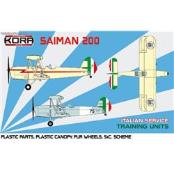 Saiman 200 Italian Service (Training Units) - 1/72 kit