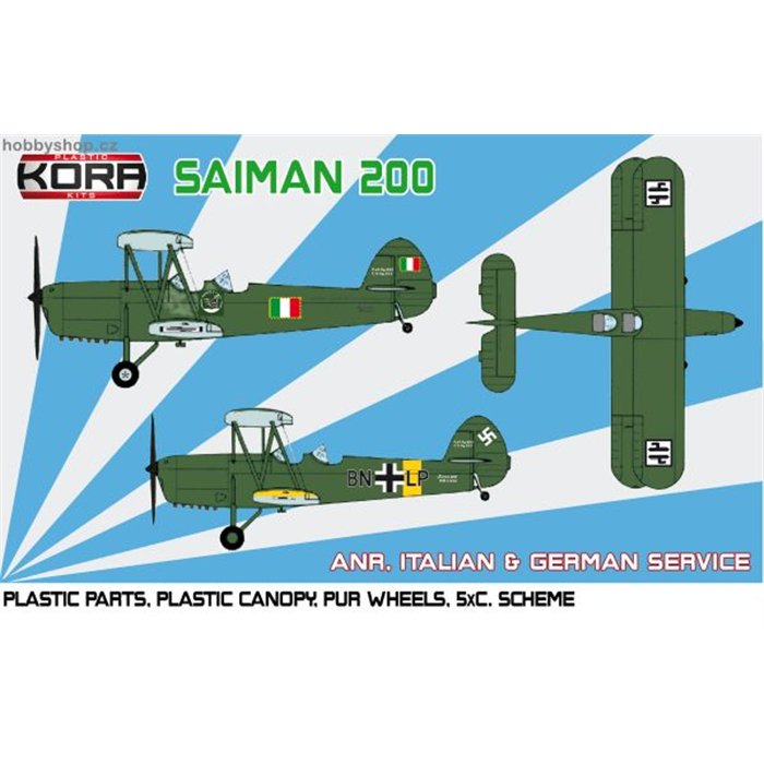 Saiman 200 ANR, Italian & German Service - 1/72 kit