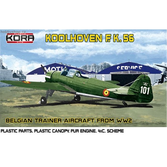 Koolhoven F.K. 56 Belgian Trainer Aircr. WWII - 1/72 kit