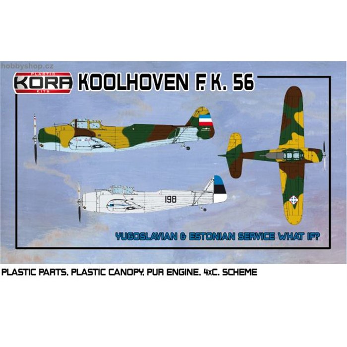 Koolhoven F.K. 56 Yugoslav.& Estonian Service - 1/72 kit