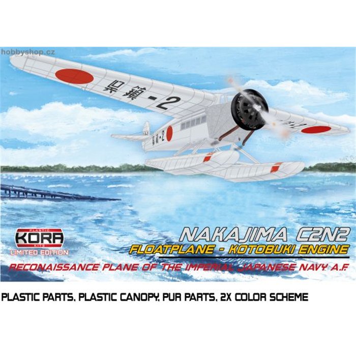 Nakajima C2N2 Floatplane Kotobuki Engine - 1/72 kit