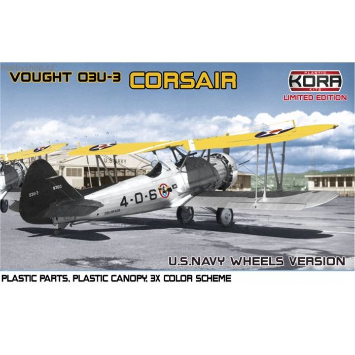 Vought O3U-3 Corsair US NAVY wheel version - 1/72 kit