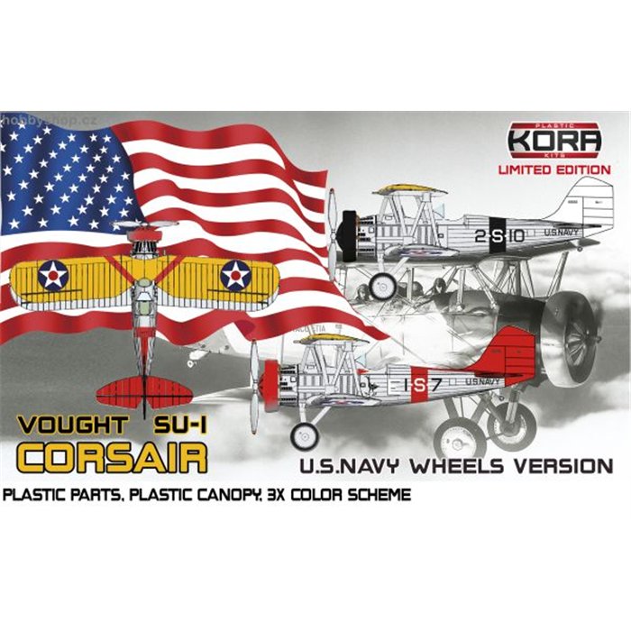 Vought SU-1 Corsair US NAVY wheel version - 1/72 kit