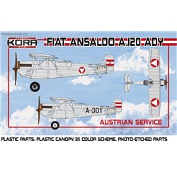 Ansaldo A.120 ADY Austrian serv. - 1/72 kit
