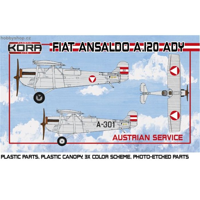 Ansaldo A.120 ADY Austrian serv. - 1/72 kit
