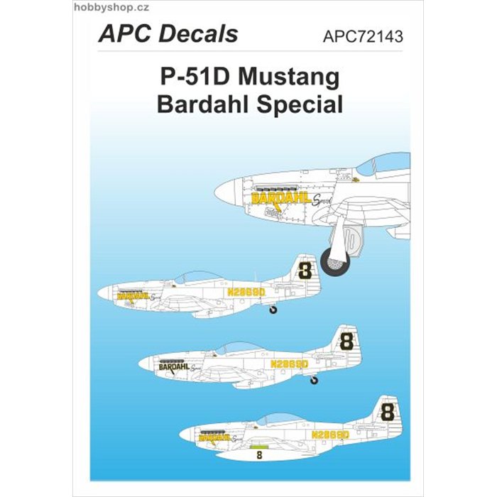 P-51D Bardahl Special - 1/72 obtisk