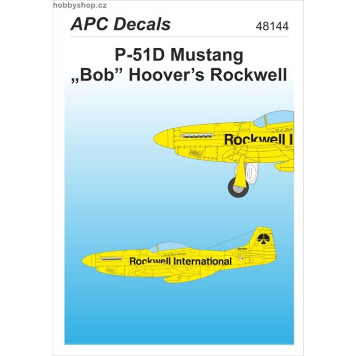 P-51D "Bob" Hoover Rockwell - 1/48 obtisk