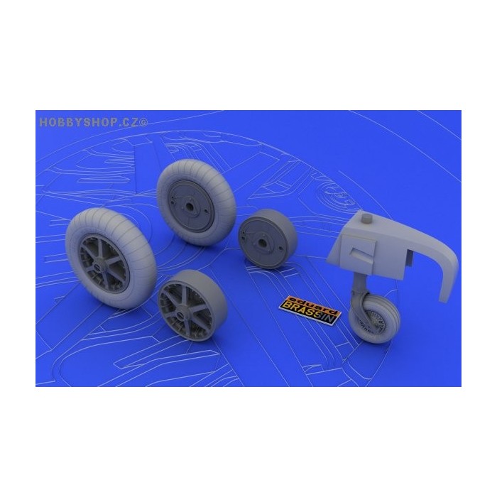 Bf 109E wheels - 1/32 update set