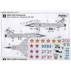 MiG-31B Foxhound - 1/72 decal