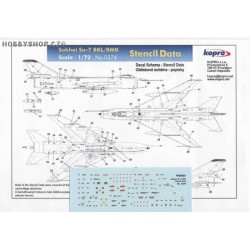 Su-7BKL/BMK Fitter Stencil Data - 1/72 decal