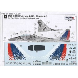 MiG-29AS Fulcrum Digital camo - 1/48 decal