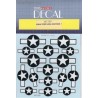 USAF WWII stars and bars - 1/72 decal