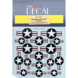 USAF postwar stars and bars - 1/72 decal