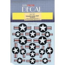 USAF postwar stars and bars - 1/72 decal