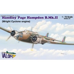 H. P. Hampden B.Mk.II w. Wright Cyclone eng. - 1/72 kit