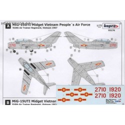 MiG-15UTI Midget Vietnam P.A.F. - 1/72 decal